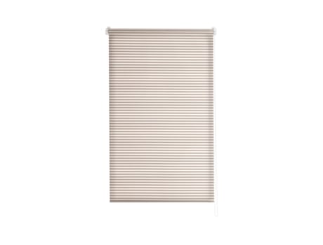 Estore de Rolo Sem Perfuração Easy Fix Estoralis Liso Translúcido Robert Taupe 100 X 180 Cm.