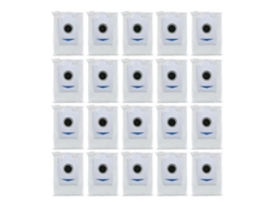 Saco Para Pó Ecovacs 20pcs, Compatível Com X5, X2, X2pro, T30s, 20 Unidades