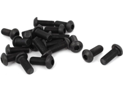 Parafusos de Máquina com Cabeça Sextavada Interna em Aço Liga 1/4 28 X 5/8' 'unf 10.9, Pretos, 20 CHABERLU