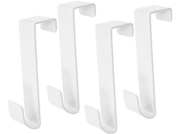 Ganchos De Toalha Em Ferro Fundido, Resistentes, Conjunto De 4 Peças, Com Design Moderno E Elegante Para Portas De