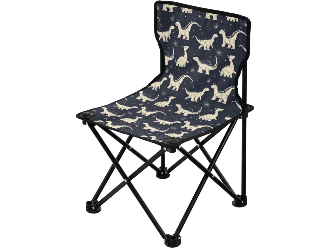 Rodo Alipis em Nylon e Ferro Tecido Aço Pe Dobrável, Portátil, Leve, Resistente Ideal para Camping, Churrascos