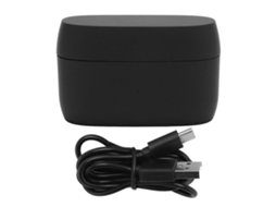 Aetheria caixa de Carregamento para Fones de Ouvido True Wireless Elite 85t com Carregamento Rápido Usb C e Indicador Led Preta