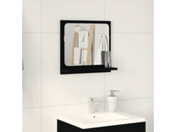 Vidaxl Espelho Wc 40x10,5x37 Cm Derivados De Madeira Carvalho Preto