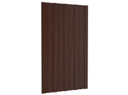Vidaxl Painel De Telhado 36 Unid. Castanho 80 X 45 Cm Aço Galvanizado
