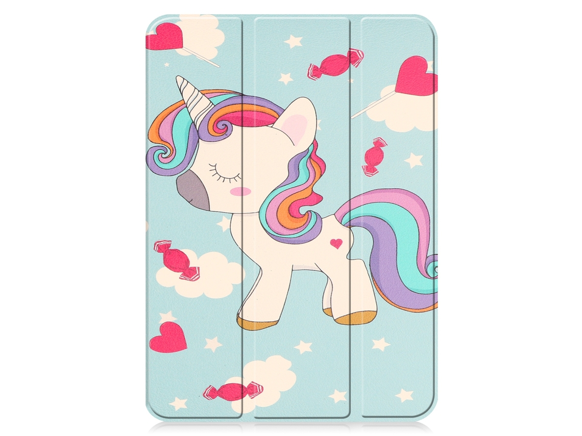 Capa Para Apple Ipad (a16) 11th 2025 11 Pol. Unicórnio