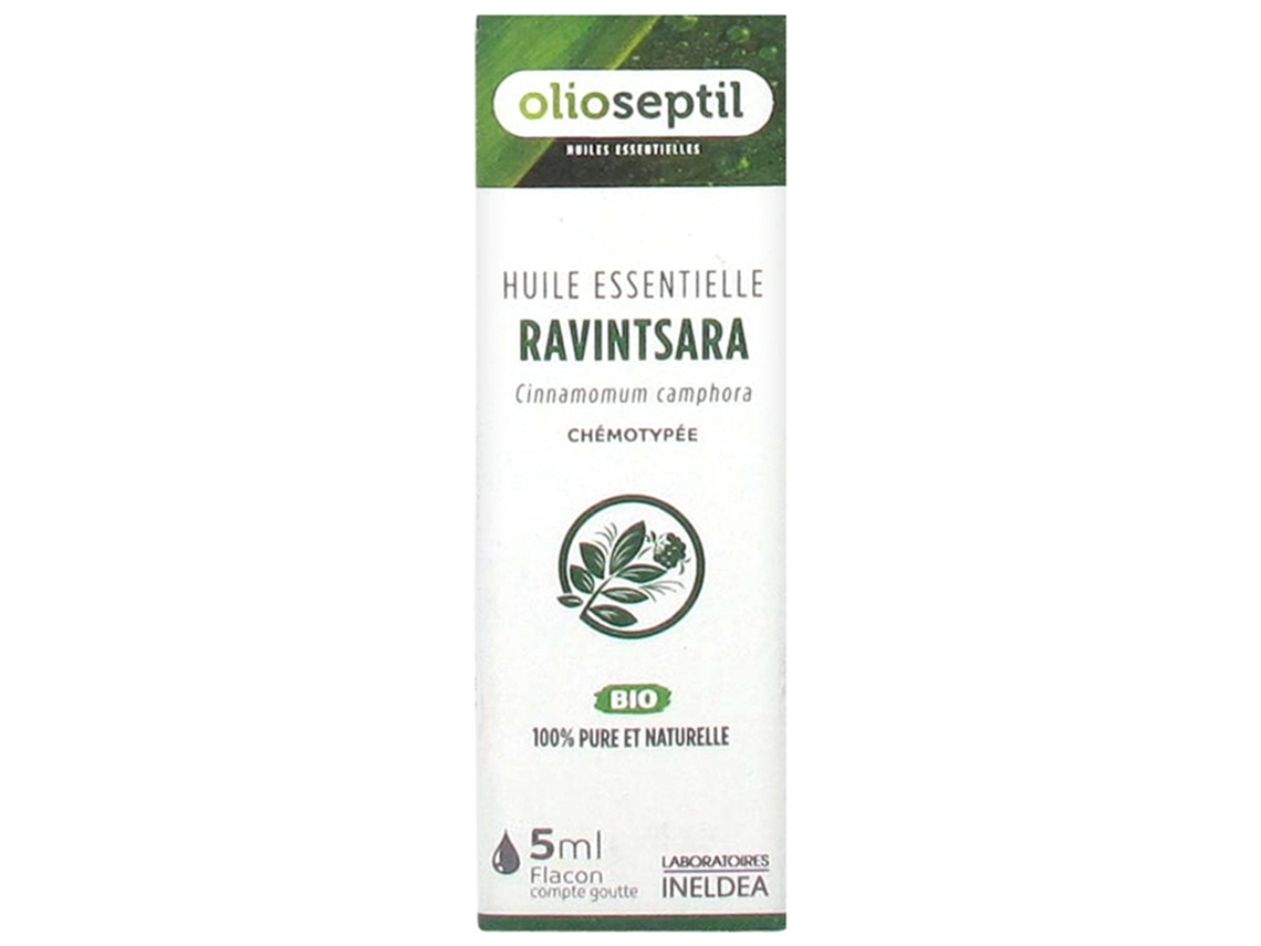 Ravintsara Cinnamomum Camphora Óleo Essencial Orgânico 5 Ml OLIOSEPTIL