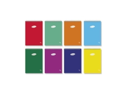 Caderno PACSA Multicolor 18 80 Folhas 10 Unidades