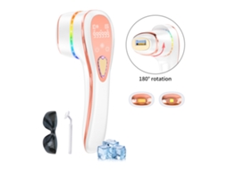 Depiladora Ipl 3 em 1 Resfriamento Safira, Flash Grande 6,8cm², Luz Led, Sensor Infravermelho e Cuidado da Pele IKIKSO (branco)