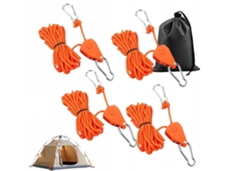 Conjunto de 4 Ancinhos AQUAFORGE multifuncionais para barraca com polia ajustável