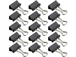 Organizador de documentos com 36 prendedores Ferro Preto para massas, design simples e acabamento impecável, ideal para