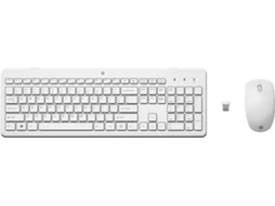 Teclado + Rato HP 230 (Wireless - 1600 dpi - Teclado Numérico)