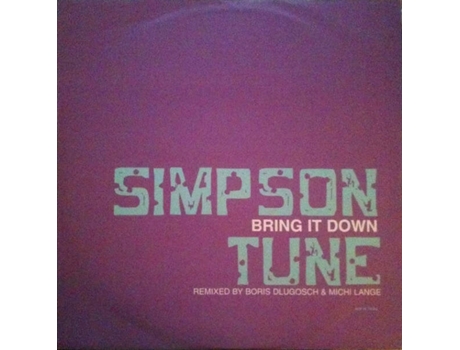Vinil Bring It Down On The Beat