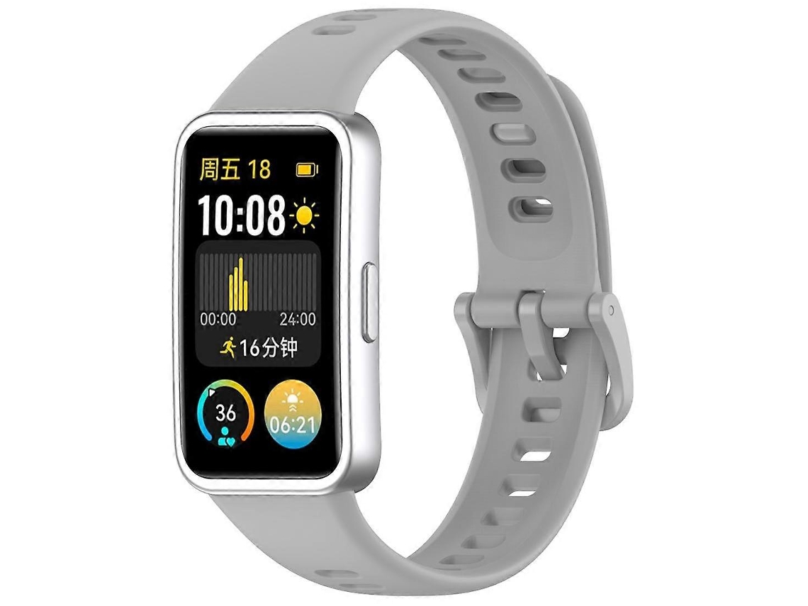Pulseira De Silicone Brilhante Com Botão De Unha Xdfind Para Huawei Band 10 / 9 / 8