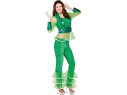 Fato de Mulher DISFRAZZES Bailarina Disco Verde (Tam: M/L)