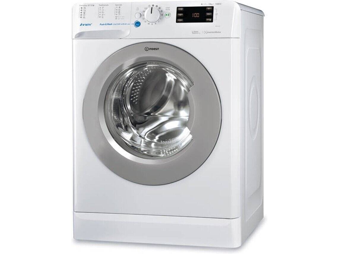 Máquina de Lavar Roupa INDESIT Innex BWE 81484X WSSS (8 kg - 1400 rpm - Branco)