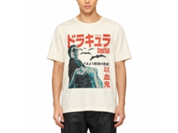 Rockinstone Horror Movies Japan Poster Solid Natural Adult T-shirt Size:l