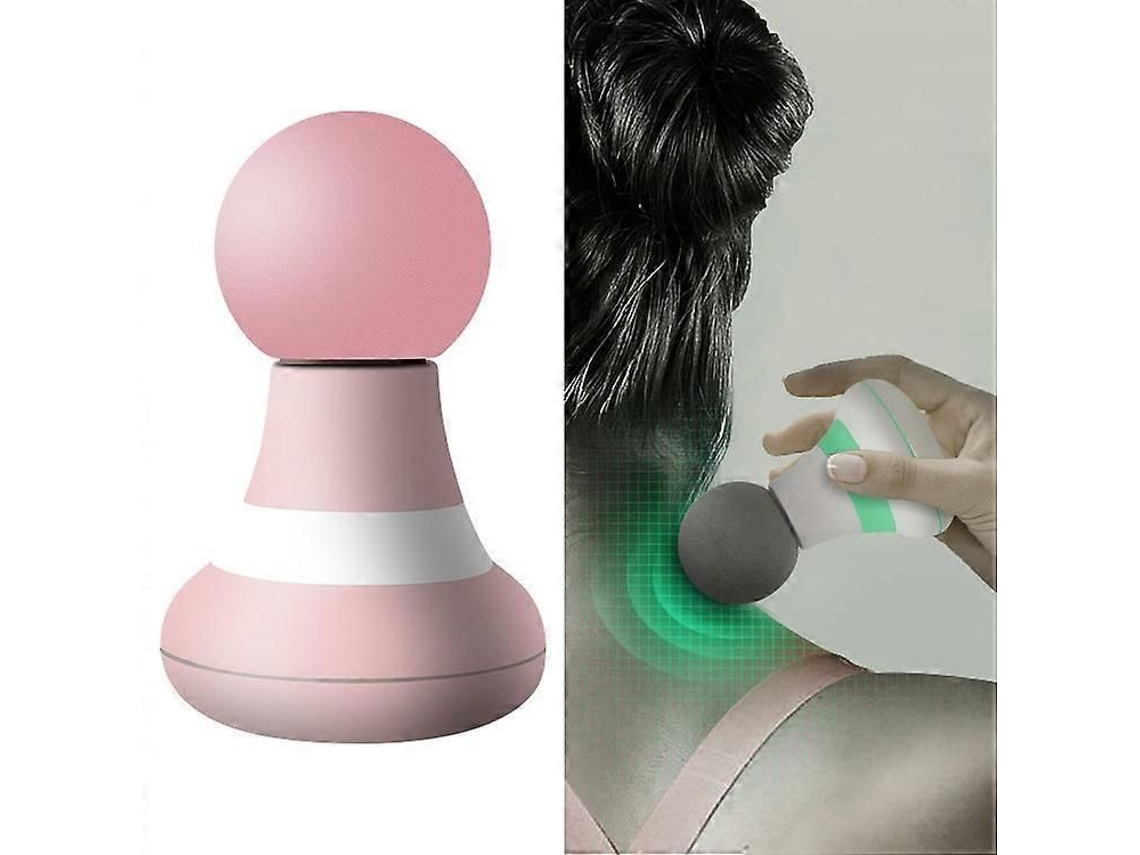 Mini Aparelho De Massagem Vibratória Inteligente Para Relaxamento Muscular Corporal Completo, Modelo Aprimorado (rosa)