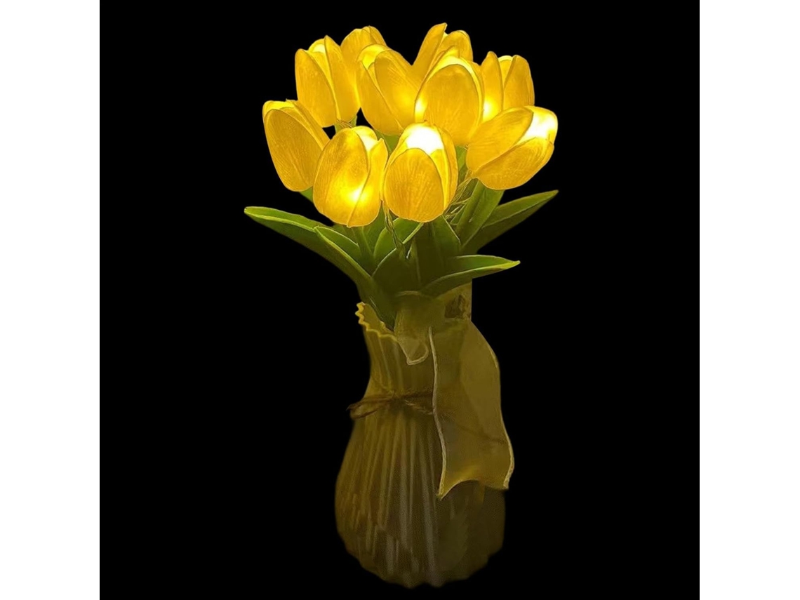 Flores Artificiais Com Luzes, Luminárias Florais Decorativas Em Led |