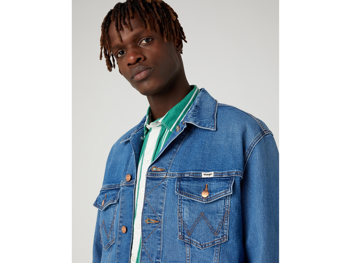 Casaco de Ganga para Homem WRANGLER M Azul Worten.pt
