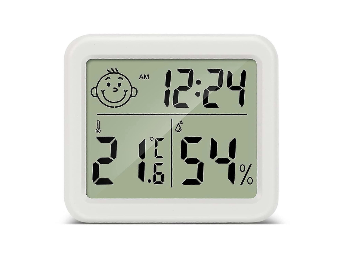 Termômetro Doméstico Digital Lcd Com Higrômetro Para Ambientes Internos, Ideal Para Sala De Estar.