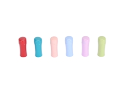 Mali 6pcs Miniatura Frasco Isolado para Casinha de Bonecas em Liga com Tampas Multicolorido