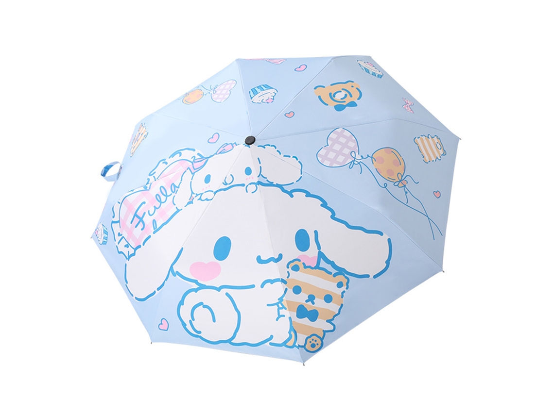 GUARDA CHUVA Dobrável Portátil UV com Estampa de Cachorro | S/MARCA