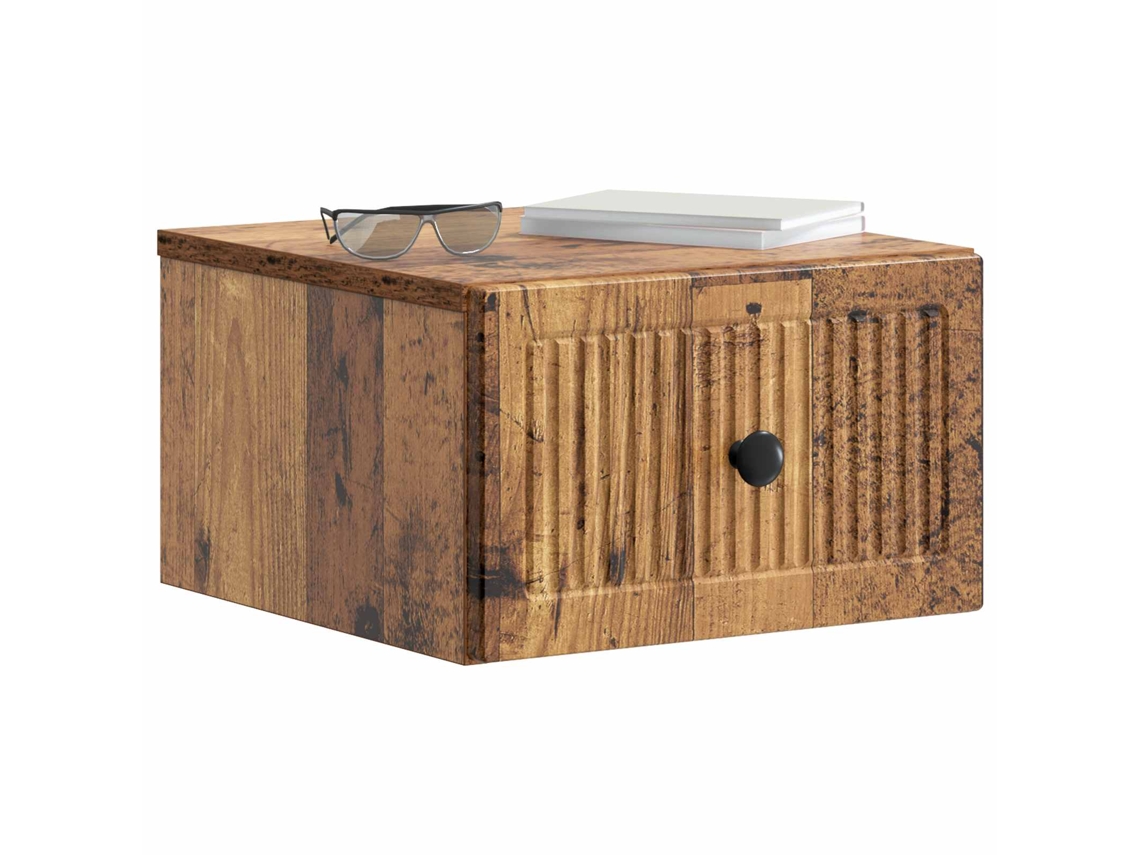 Gabinete de Canto Montado na Parede 2 Pcs Madeira Antiga MAISON EXCLUSIVE