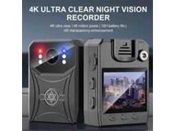 Mini Câmera Policial 4k, Gravador De Vídeo Digital, Filmadora Sem Wi-fi.