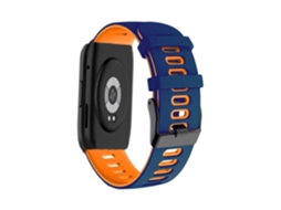 Bracelete Xiaomi Redmi Watch 3 Azul e Laranja