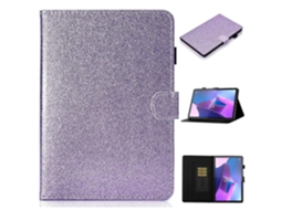 Capa De Couro Inteligente Para Tablet Lenovo Tab P11 Gen2 / Xiaoxin Pad Plus 2023 Com Acabamento Em Verniz Brilhante.