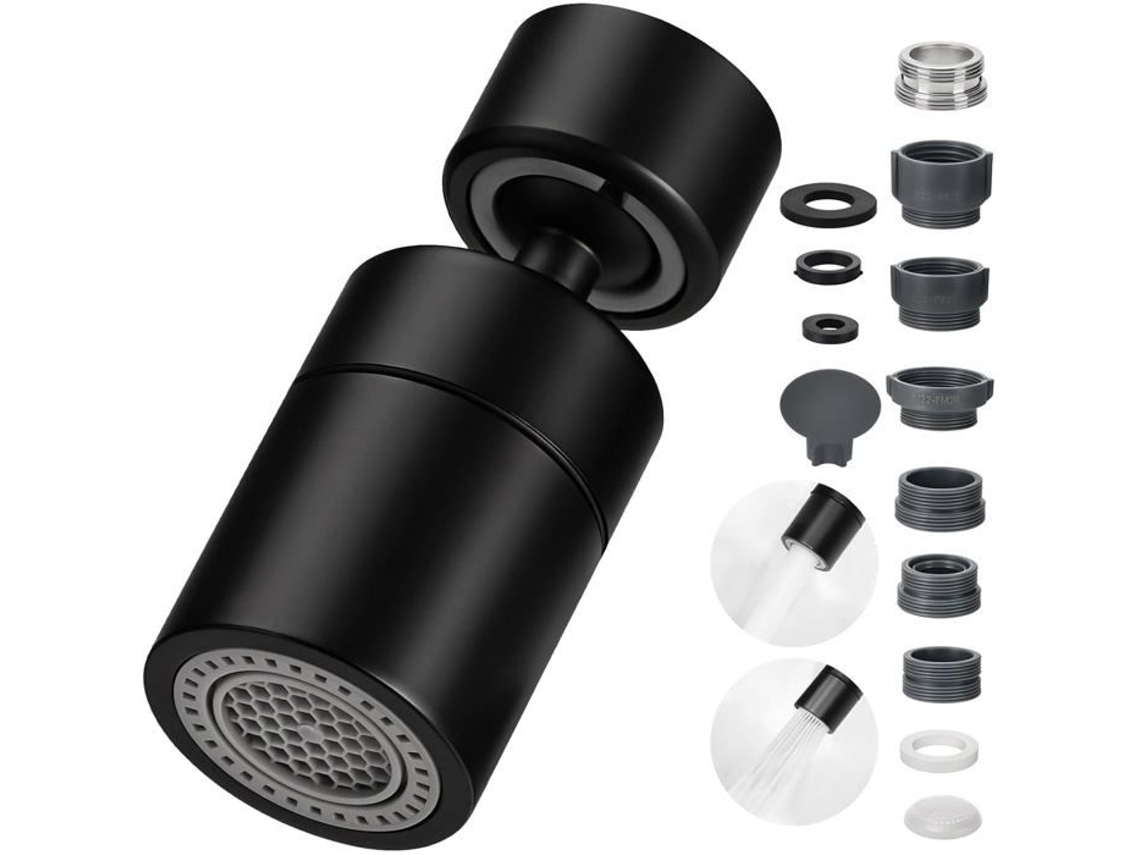 Extensor Para Torneira, Extensão Para Torneira De Cozinha E, M22/m24, Bica Giratória De 360° Para Torneira