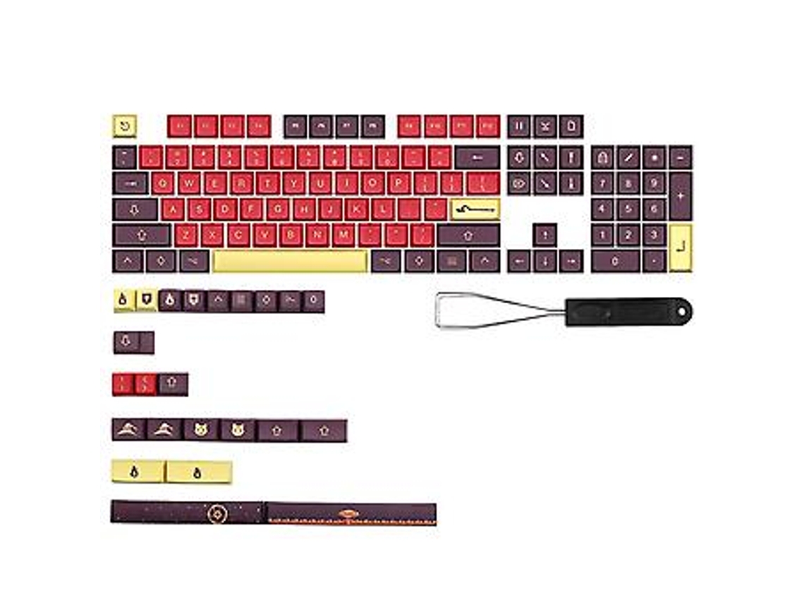 Teclado Explosion Keys Xda Pbt Dye Sub Keyboard Set Para Teclado Mecânico Mx Switch Aquaforge