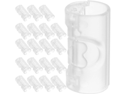 Clipes De Lençol Ajustáveis Antiderrapantes Em Abs Transparente, Conjunto Com 20 Unidades, Acessórios Práticos Para Casa
