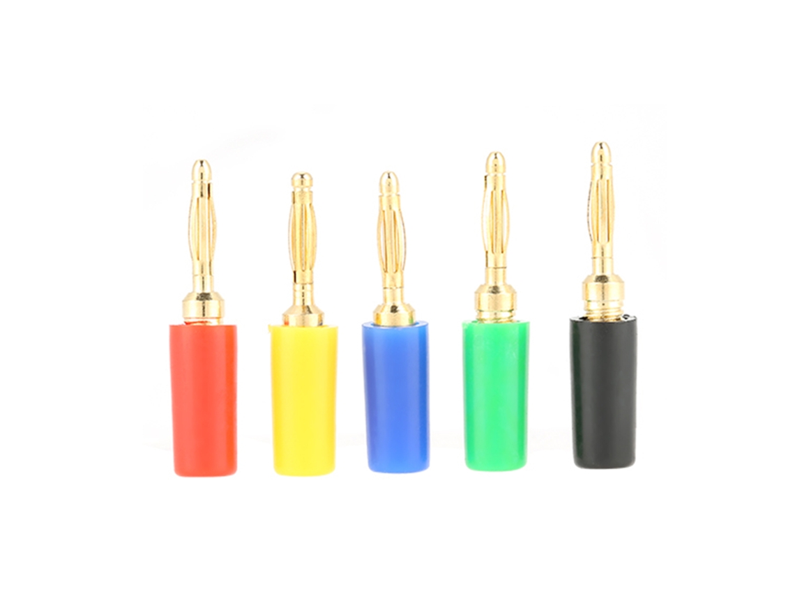 Laxiscreed Banana Plug Jack Test Probes Para Amplificadores, Vasta Gama De Cores