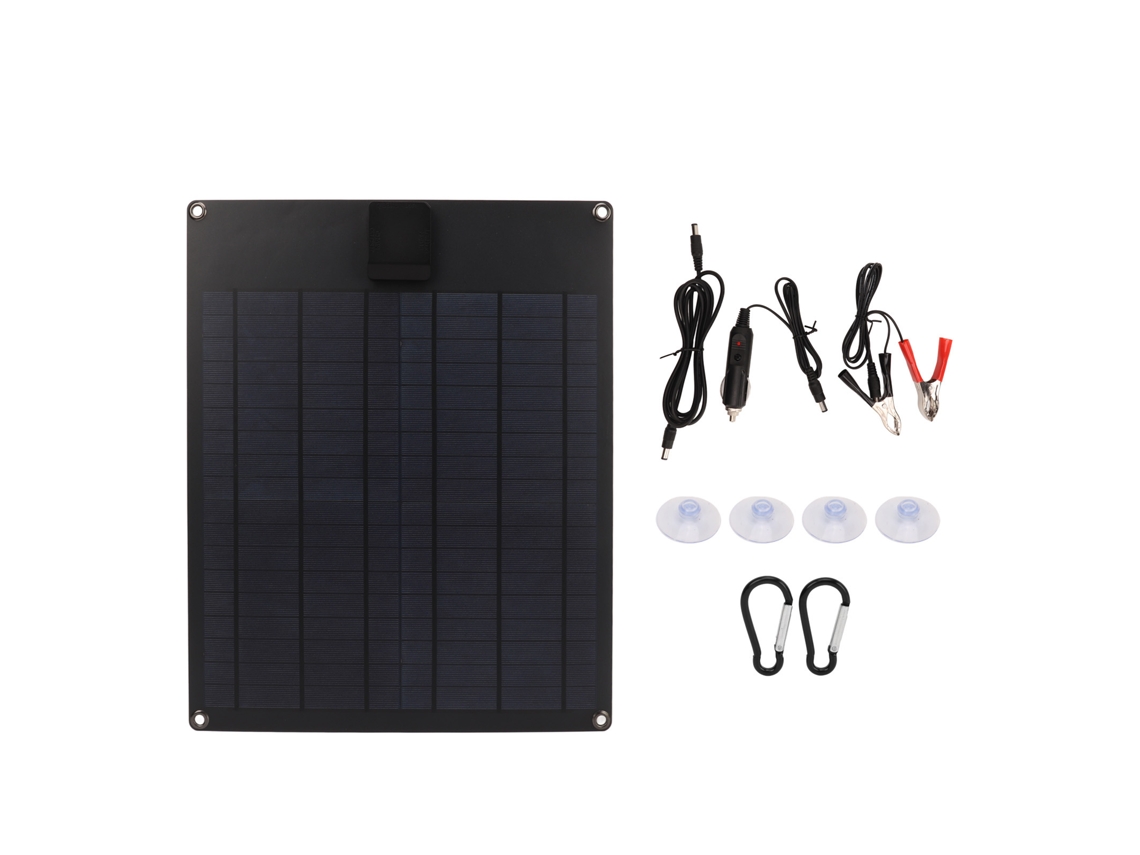Kit de Ventilador Solar BRILVIBERA 10 W resistente às intempéries, com exaustor duplo