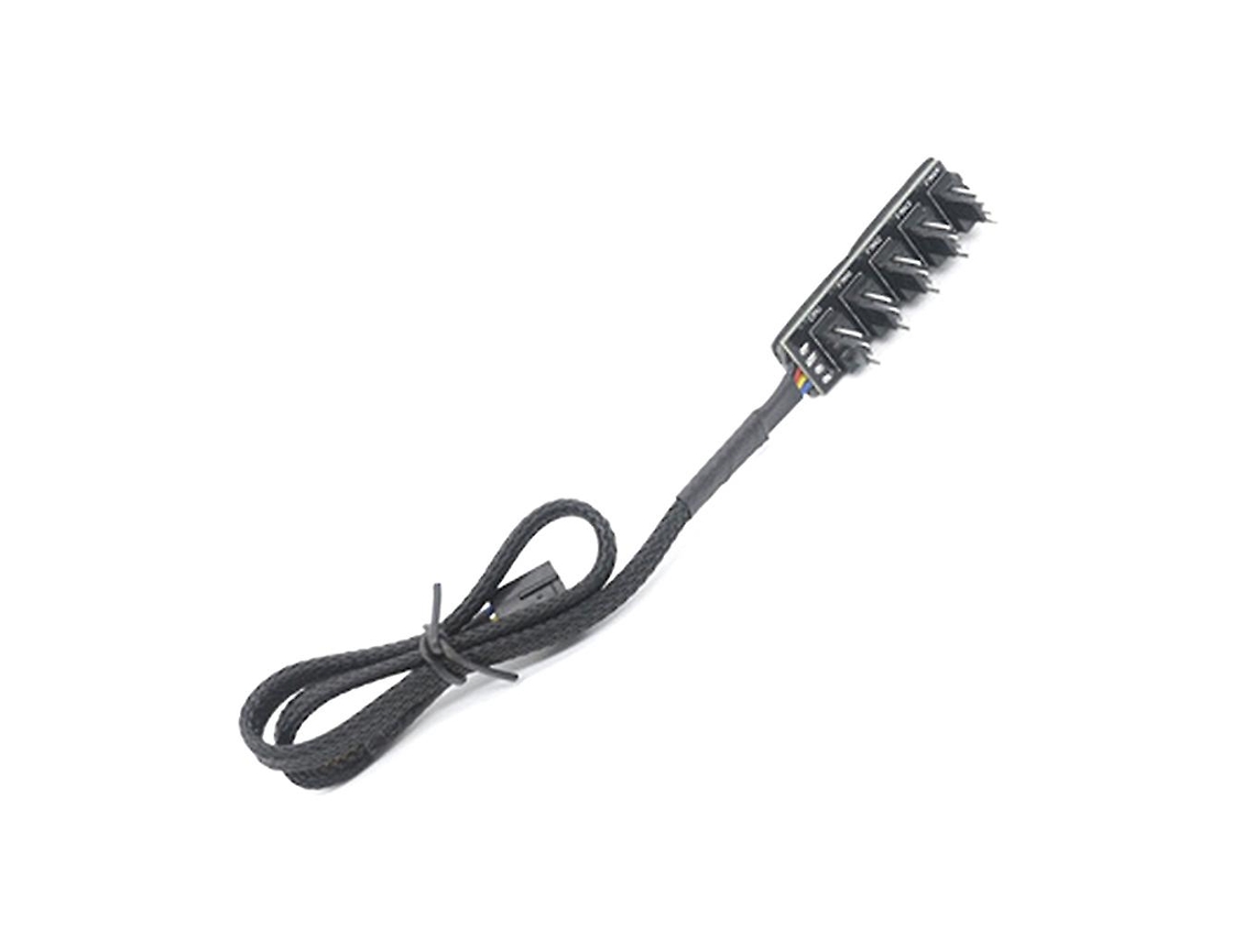 1 A 5 Placa De Expansão De Cabo De Ventilador De 4 Pinos Pwm Cpu Cooler Chassi De Computador