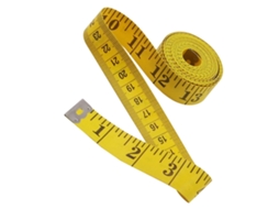 Lurelia Fita Métrica Flexível Dupla Escala 3 Metros 120 Polegadas Pvc Amarelo Para Costura E Artesanato