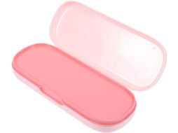 Lurelia Estojo Rosa Robô De Dupla Camada, Porta-lápis Em Plástico Durável