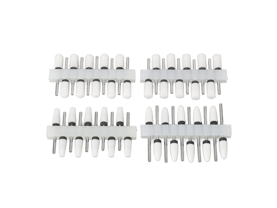 2026altiro-40 Peças De Brocas De Parafusadeira De Unhas 4 Tipos De Brocas Cerâmicas