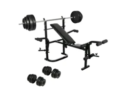 Weight Bench, Weight Benches Vidaxl Branco Aço
