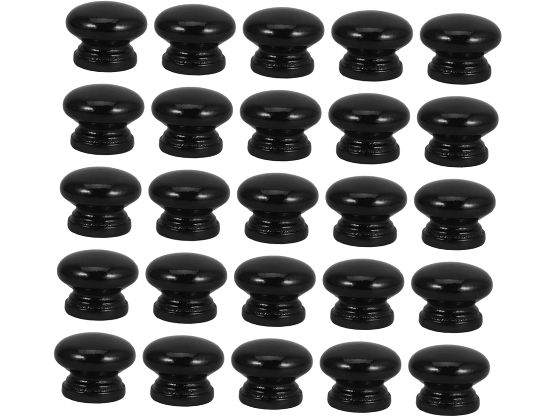 Homoyoyo Conjunto De 30 Puxadores Madeira Em Formato Cogumelo Para Armários, Cozinhas, Cômodas E Guarda Roupas