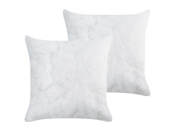 Juego De Rellenos Para Cojines Beliani Echium De Poliéster Blanco 45x45x12