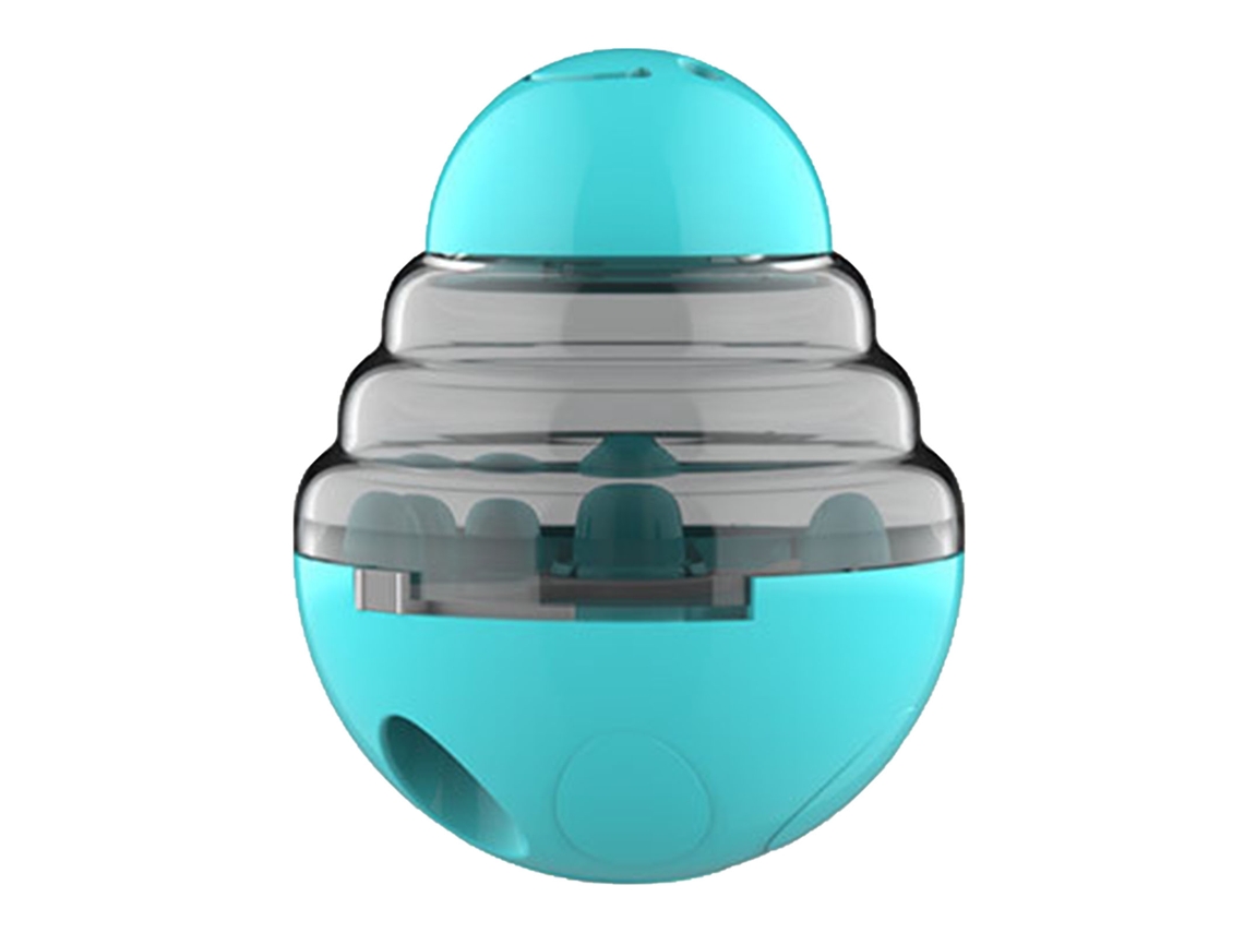 Brinquedo de Quebra cabeça para Alimentação Lenta e Durável, Dispensador de Ração para Cães, Azul marinho AQUAFORGE