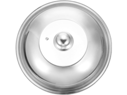 Tampa De Aço Inoxidável E Vidro Para Panela, 36 Cm, Utensílio De Cozinha Para Uso Diário. Tampa De Aço Inoxidável E Vidro Para Panela, Gokoco