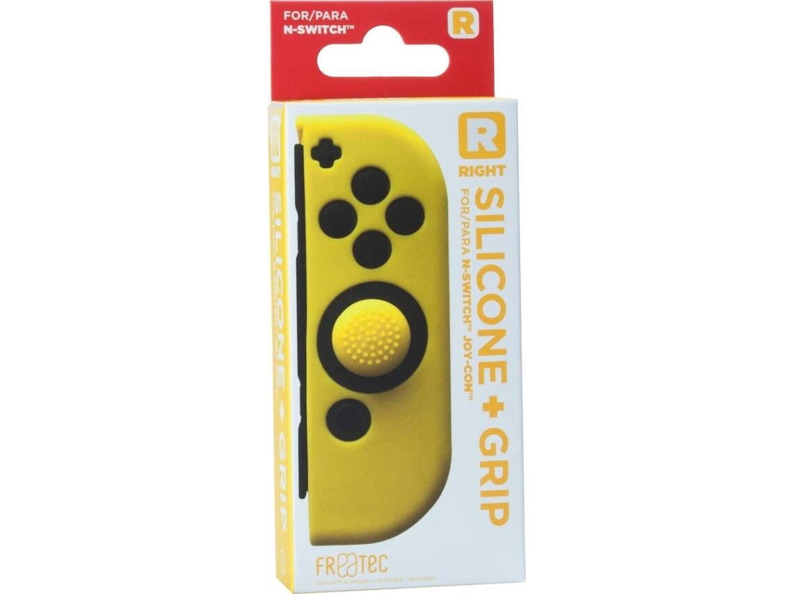 Proteção de Silicone Amarelo + Grips para Joy-Con Direito BLADE
