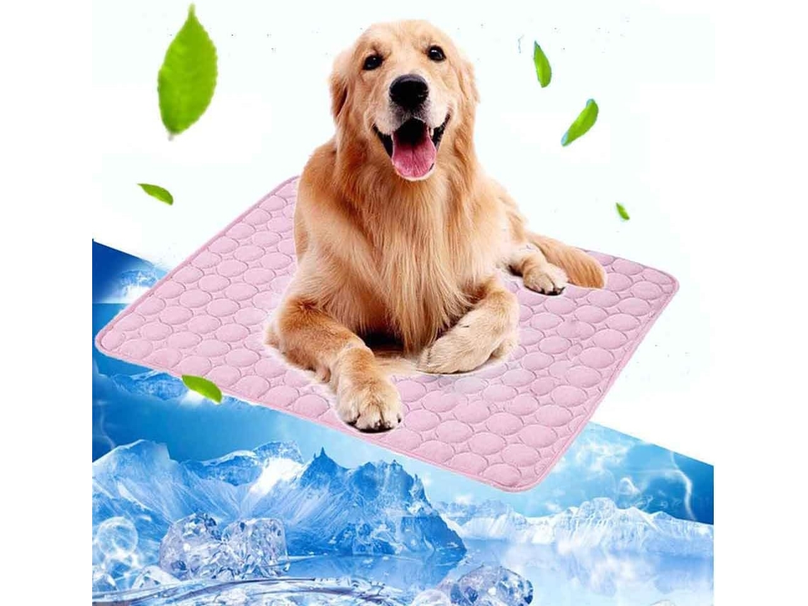 Tapete Refrescante, para Cães e Gatos, Tamanho G, Rosa AQUAFORGE