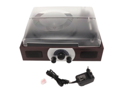 Toca discos Vinil Bluetooth LAXISCREED 3 Velocidades Portátil com Alto falante
