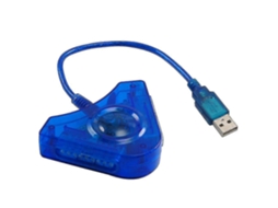 Adaptador Conversor Portátil De 2 Portas Usb Para Controle De Jogos Ps2 E Ps3 Hengjian