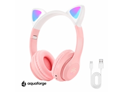 Fones De Ouvido Bluetooth Sem Fio Dobráveis Com Microfone Enc Led Design Com Orelhas De Gato