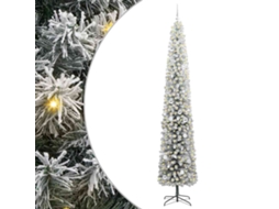Árvore De Natal Slim Moderna Vidaxl Verde Pvc (270 Cm)